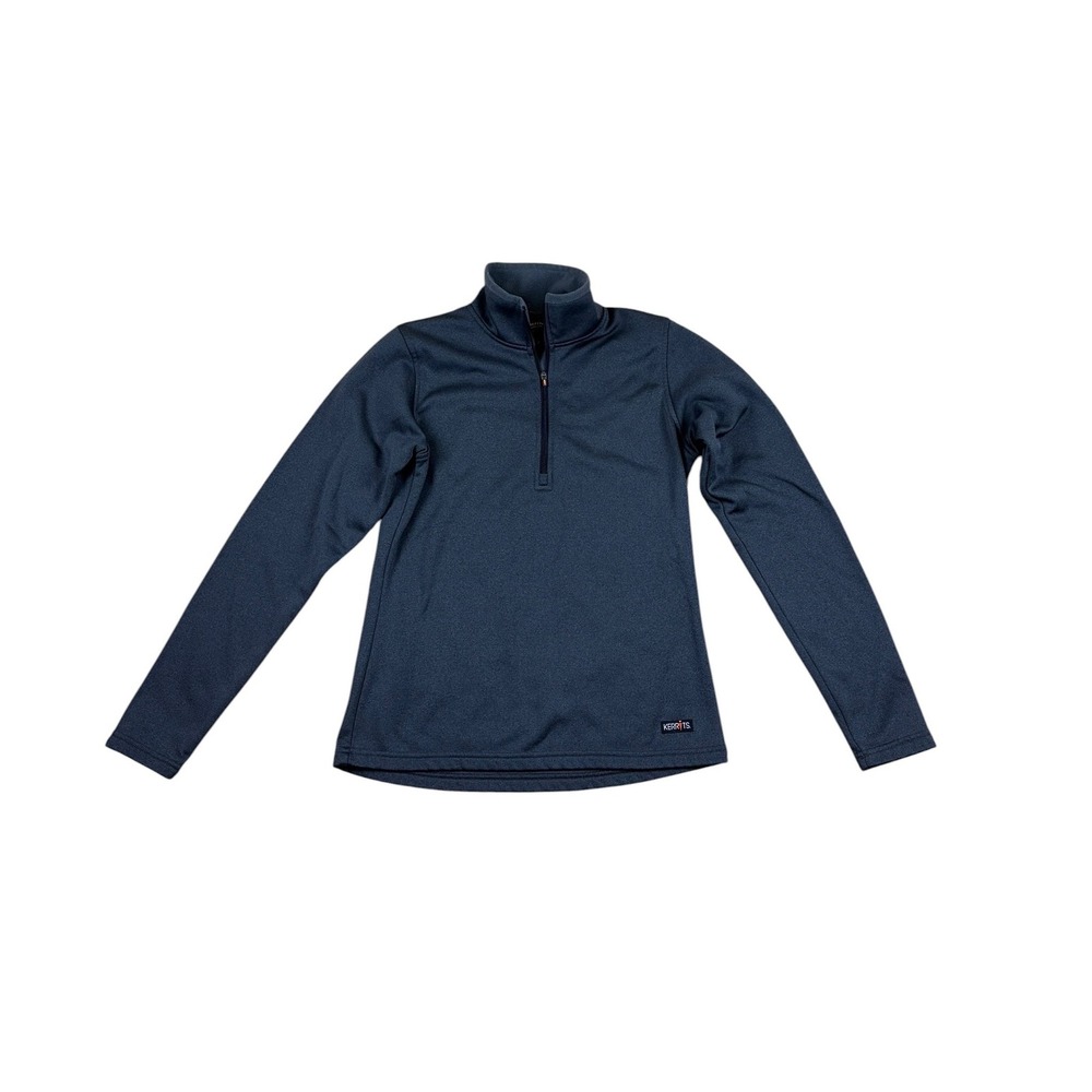 Kerrits Womens gray Quarter Zip Fleece Performance Riding Top Small
